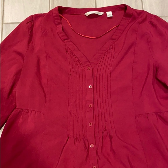 LC Lauren Conrad red top XL - Picture 2 of 6